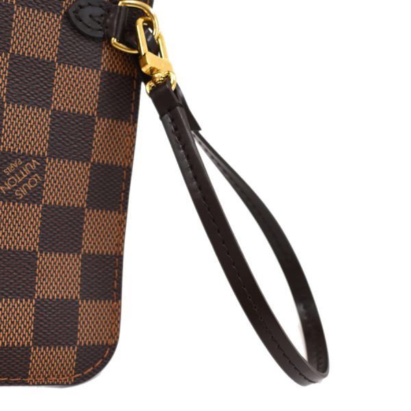 5000019884100178 7 Louis Vuitton Pouch for Neverfull Accessories Damier Ebene Brown