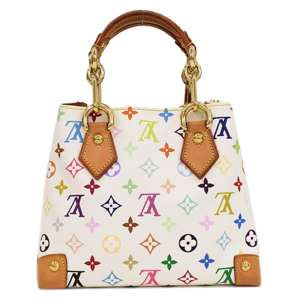 5000025884100171 3 Louis Vuitton Claudia Handbag Monogram Multicolor White