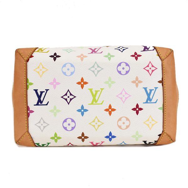 5000025884100171 4 Louis Vuitton Claudia Handbag Monogram Multicolor White