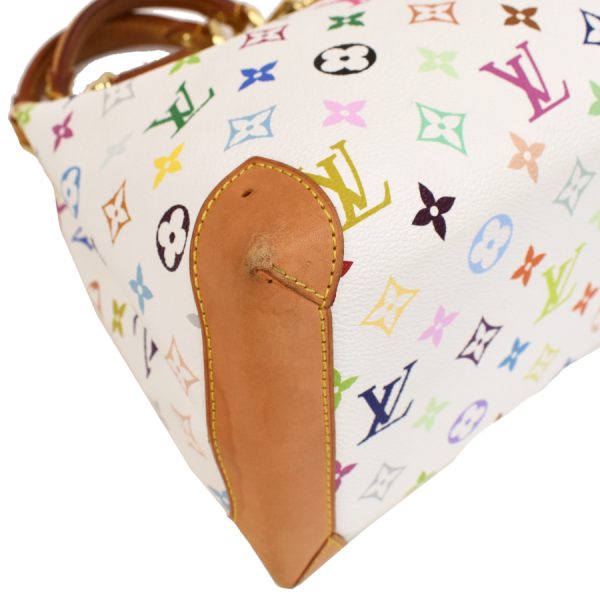 5000025884100171 6 Louis Vuitton Claudia Handbag Monogram Multicolor White