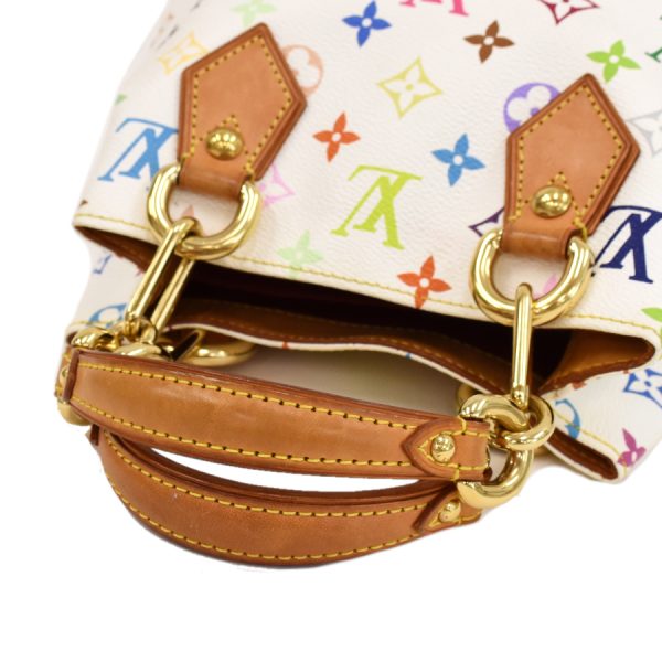 5000025884100171 7 Louis Vuitton Claudia Handbag Monogram Multicolor White