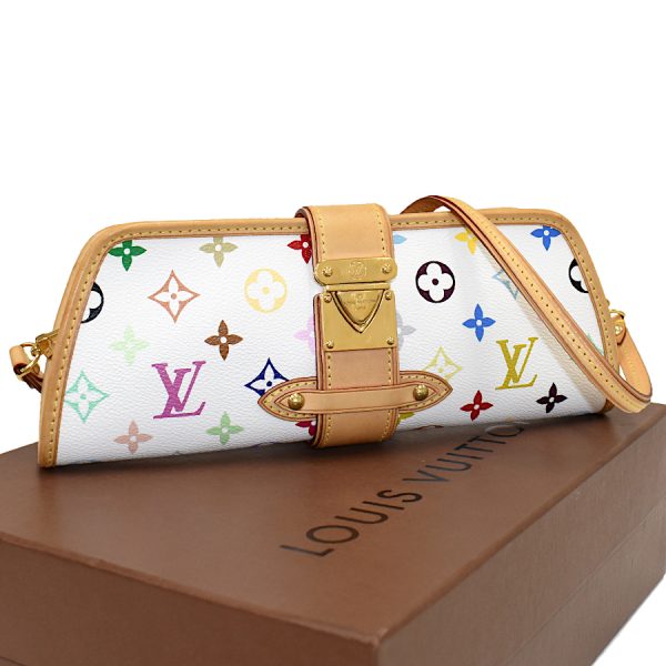 5000025889300031 1 LOUIS VUITTON Shirley Shoulder Bag Multicolor White