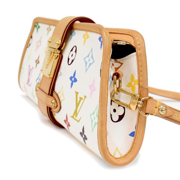 5000025889300031 2 LOUIS VUITTON Shirley Shoulder Bag Multicolor White