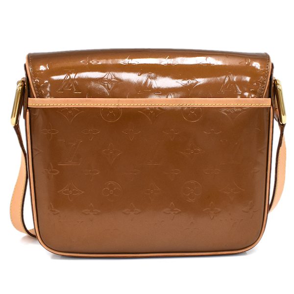 5000033884100651 3 Louis Vuitton Christie GM Crossbody Shoulder Bag M91107 Vernis Patent Leather Bronze