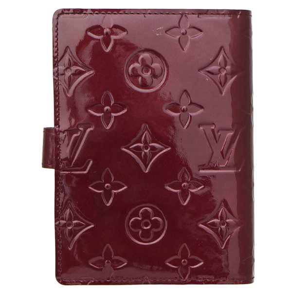 5000035884400031 2 Louis Vuitton Notebook Cover Agenda PM Monogram Vernis Amarant