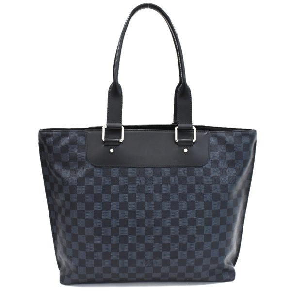 5000041884102266 3 Louis Vuitton Cabas Voyage Tote Bag Damier Cobalt Navy Blue Black