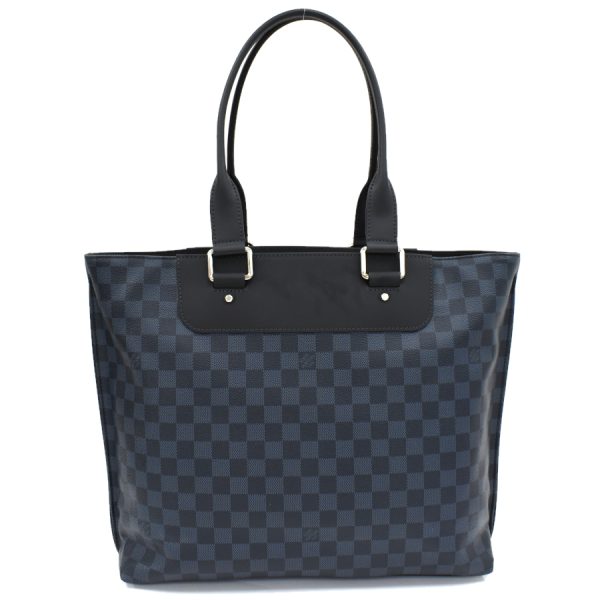 5000041884102272 3 Louis Vuitton Cabas Voyage Tote Bag Damier Cobalt Navy Blue Black