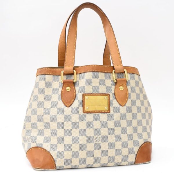 5000041884102312 1 Louis Vuitton Hampstead PM Handbag Damier Azur Ivory