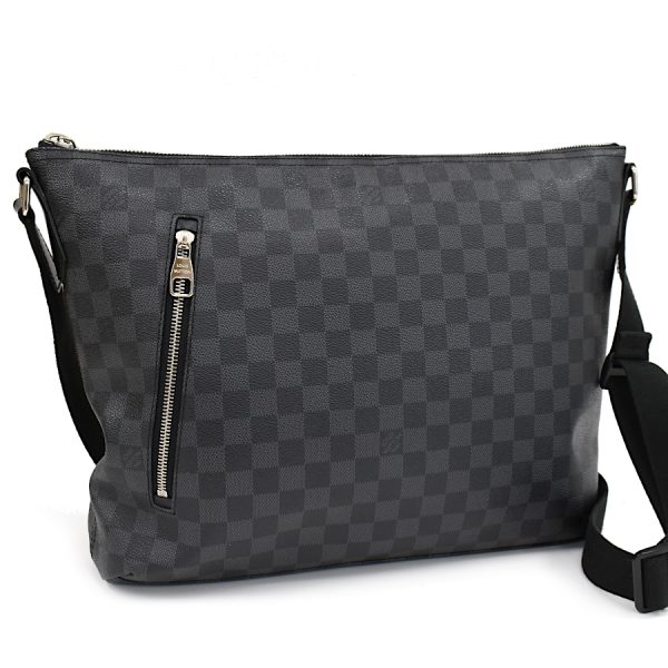 5000041884102331 1 Louis Vuitton Mick MM Messenger Shoulder Bag Damier Graphite Black