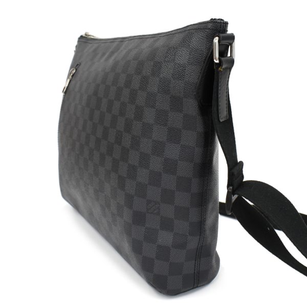 5000041884102331 2 Louis Vuitton Mick MM Messenger Shoulder Bag Damier Graphite Black