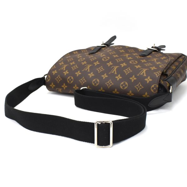 binary comment Louis Vuitton Christopher Messenger Shoulder Bag Monogram Macassar Brown