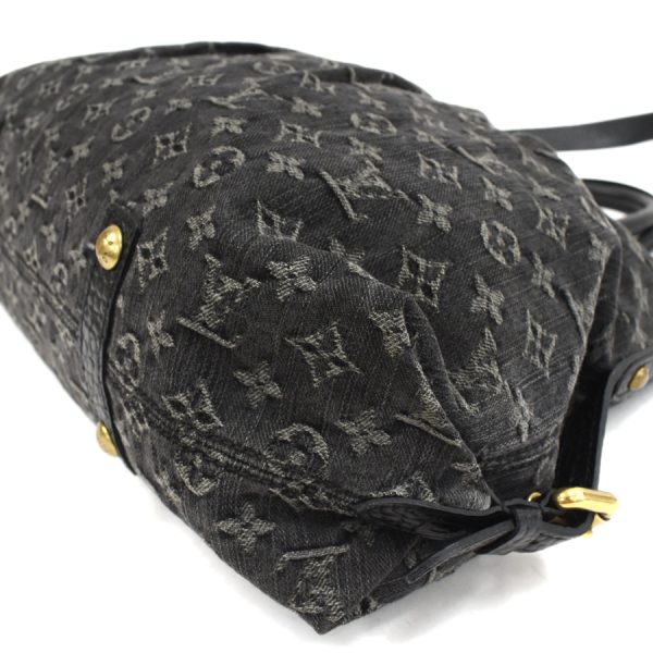 5000041884102357 6 Louis Vuitton Neo Cabby GM 2 Way Handbag Monogram Denim Noir Black