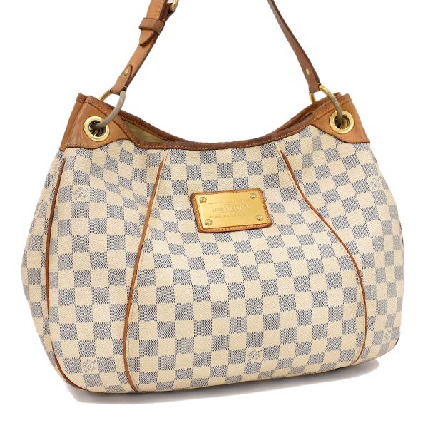 5000041884102361 1 Louis Vuitton Galliera PM Shoulder Bag Damier Azur Ivory