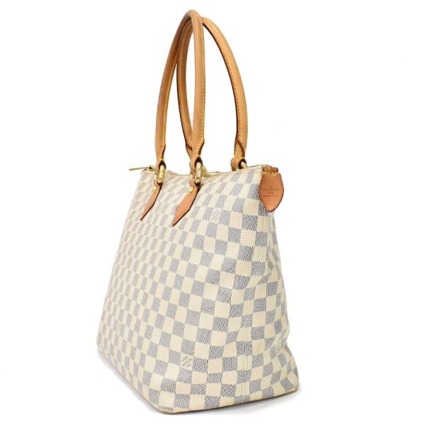 5000041884102377 2 Louis Vuitton Saleya MM Tote Bag Damier Azur Ivory