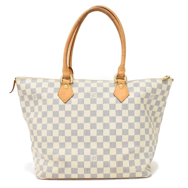 5000041884102377 3 Louis Vuitton Saleya MM Tote Bag Damier Azur Ivory