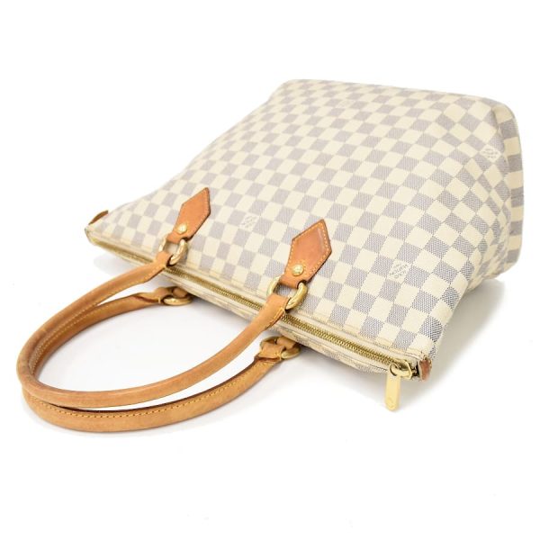 5000041884102377 7 Louis Vuitton Saleya MM Tote Bag Damier Azur Ivory