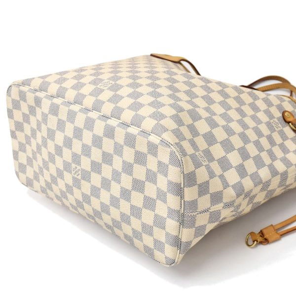 5000041884102400 5 Louis Vuitton Neverfull MM Tote Bag Damier Azur Ivory