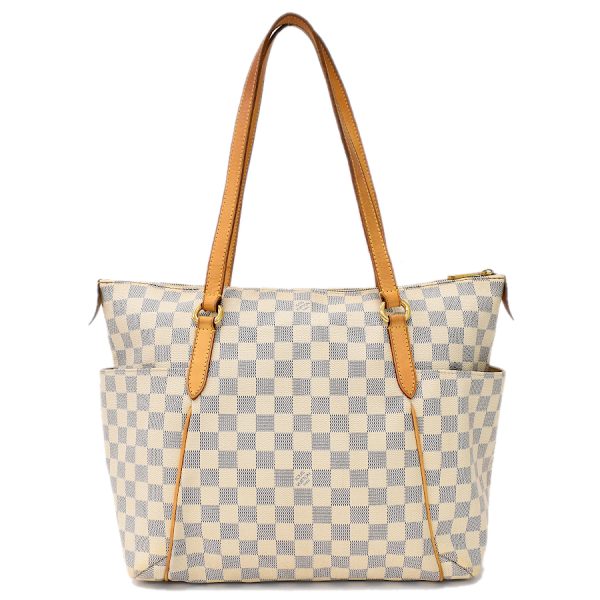 5000041884102415 3 Louis Vuitton Totally MM Shoulder Tote Bag Damier Azur Ivory