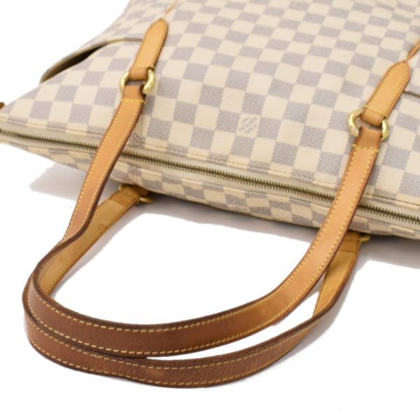 5000041884102415 7 Louis Vuitton Totally MM Shoulder Tote Bag Damier Azur Ivory