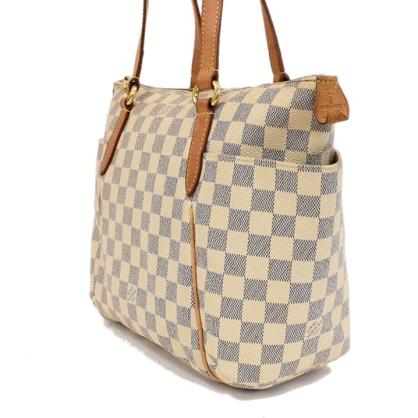 5000041884102433 2 Louis Vuitton Totally PM Tote Shoulder Bag N51261 Damier Azur Ivory