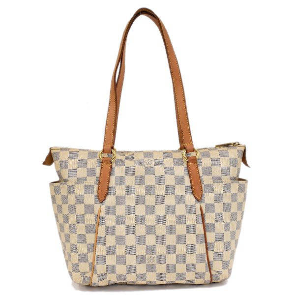 5000041884102433 3 Louis Vuitton Totally PM Tote Shoulder Bag N51261 Damier Azur Ivory