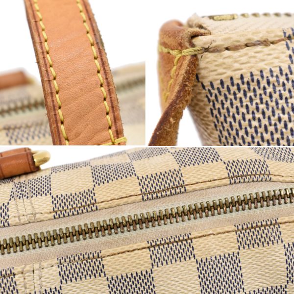 5000041884102433 9 Louis Vuitton Totally PM Tote Shoulder Bag N51261 Damier Azur Ivory