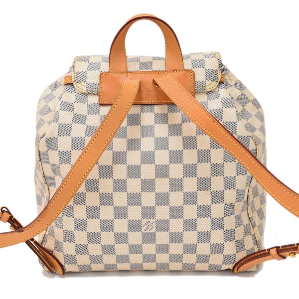 5000041884102434 3 Louis Vuitton Sperone Rucksack Backpack Damier Azur Ivory