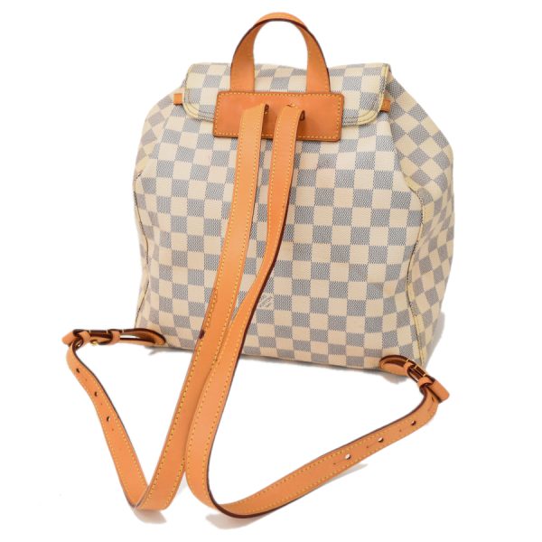 5000041884102434 6 Louis Vuitton Sperone Rucksack Backpack Damier Azur Ivory