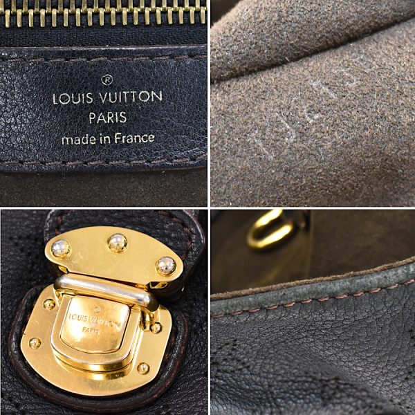 5000041884102442 9 Louis Vuitton Neo L Shoulder Bag Mahina Leather Noir Black