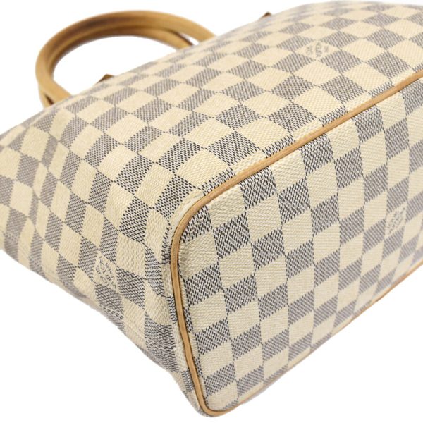 5000041884102452 6 Louis Vuitton Saleya PM Handbag Damier Azur Ivory White