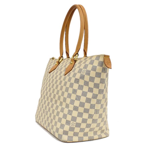 5000041884102467 2 Louis Vuitton Saleya MM Tote Bag Damier Azur Ivory