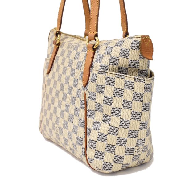 5000041884102468 2 Louis Vuitton Totally PM Tote Shoulder Bag N51261 Damier Azur Ivory