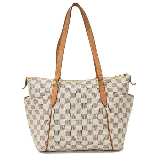 5000041884102468 3 Louis Vuitton Totally PM Tote Shoulder Bag N51261 Damier Azur Ivory