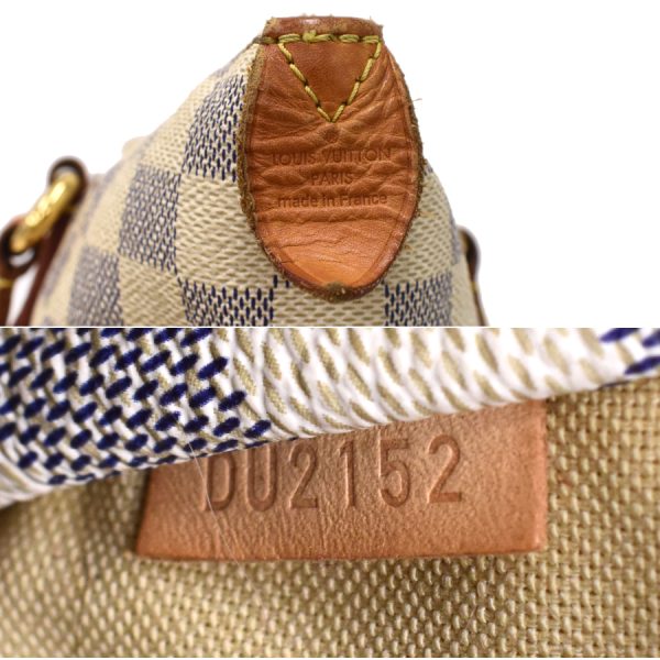 5000041884102468 8 Louis Vuitton Totally PM Tote Shoulder Bag N51261 Damier Azur Ivory