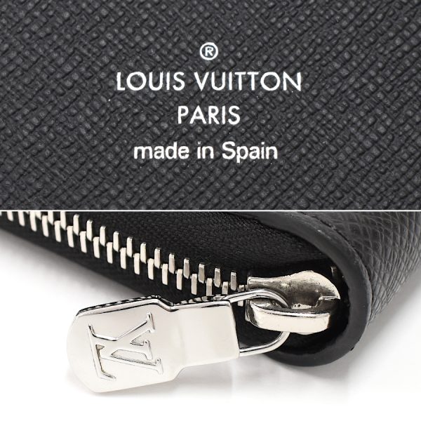 5000041884102474 9 Louis Vuitton Zippy Organizer NM Long Wallet Taiga Leather Black