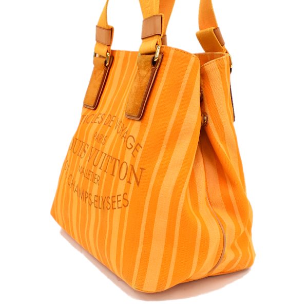 5000041884102480 2 Louis Vuitton Cabas PM Tote Bag Plan Soleil Canvas Jaune Passion