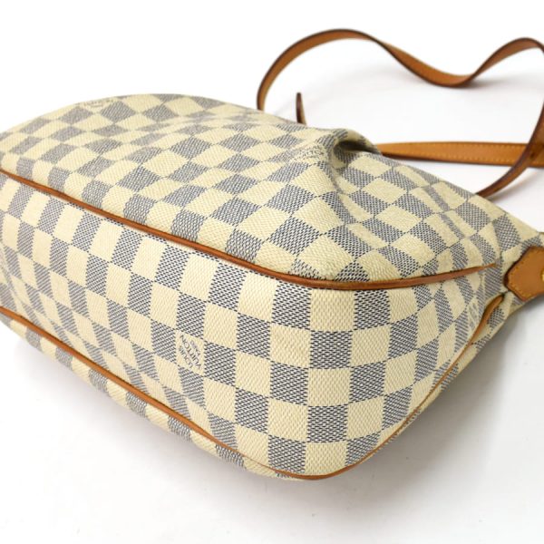 5000041884102481 5 Louis Vuitton Siracusa PM Shoulder Bag N41113 Damier Azur White