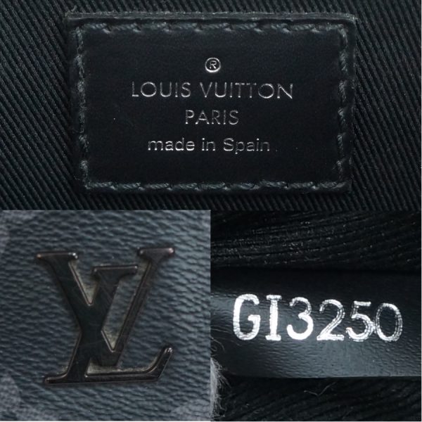 5000041884102498 9 Louis Vuitton District PM NV2 Shoulder Bag Monogram Eclipse Black Gray