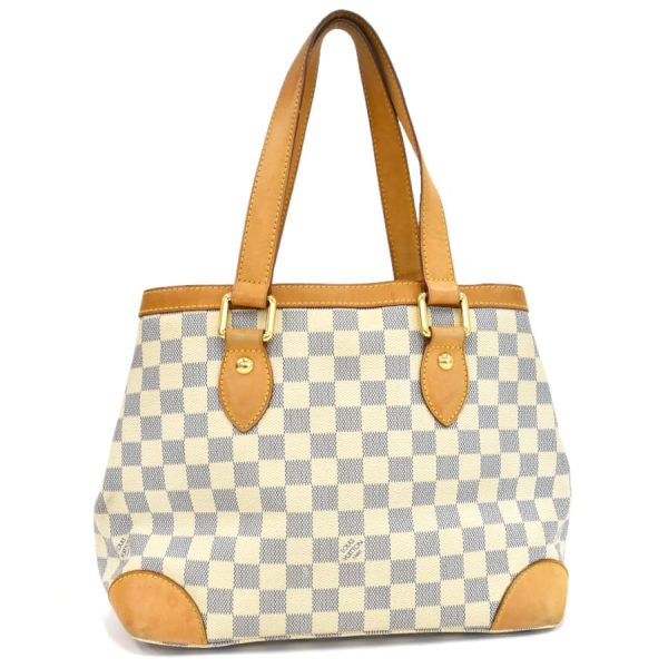 5000041884102500 3 Louis Vuitton Hampstead PM Tote Bag Damier Azur White