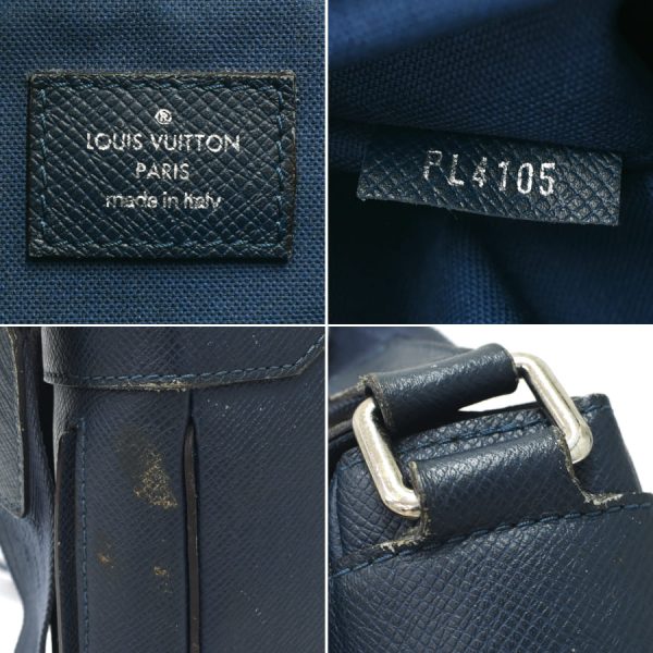 5000041884102506 9 LOUIS VUITTON Roman Pm Shoulder Bag M32824 Taiga Ocean