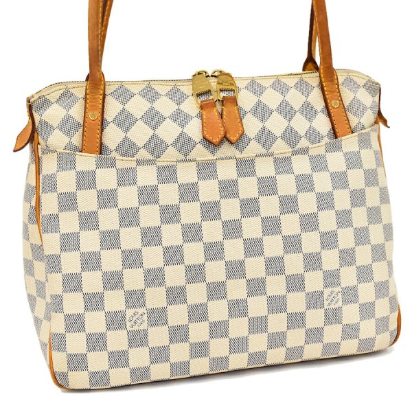 5000041884102507 1 Louis Vuitton Figeri PM Shoulder Bag Damier Azur Ivory