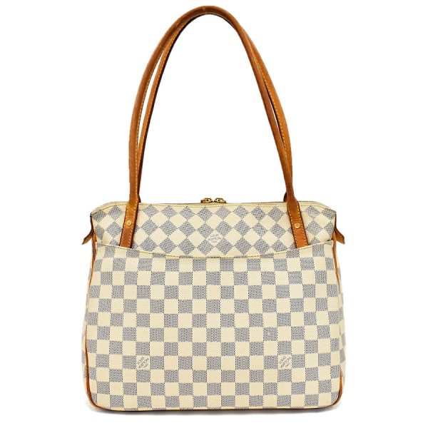 5000041884102507 3 Louis Vuitton Figeri PM Shoulder Bag Damier Azur Ivory