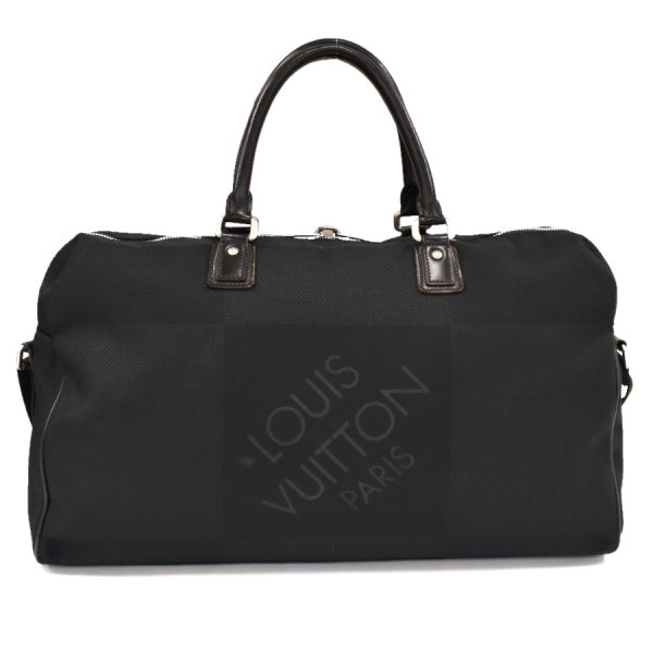 5000041884102521 3 Louis Vuitton Albatros Travel Boston Bag Damier Jean Noir Black