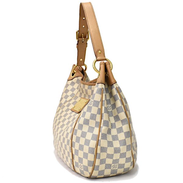 binary comment Louis Vuitton Galliera PM Shoulder Bag Damier Azur Canvas White