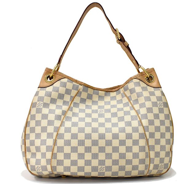 binary comment Louis Vuitton Galliera PM Shoulder Bag Damier Azur Canvas White