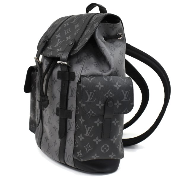 5000041884102533 2 Louis Vuitton Christopher PM Backpack Monogram Eclipse Reverse