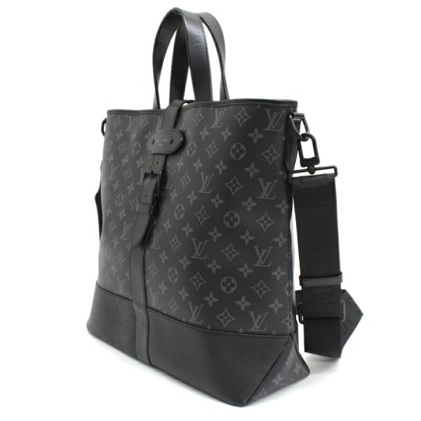 5000041884102535 2 Louis Vuitton Saumur Tote 2 Way Shoulder Bag Monogram Eclipse Black