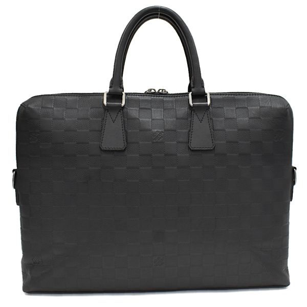 5000041884102536 3 Louis Vuitton PDJ Porte de Cumandeur Briefcase Bag Damier Black