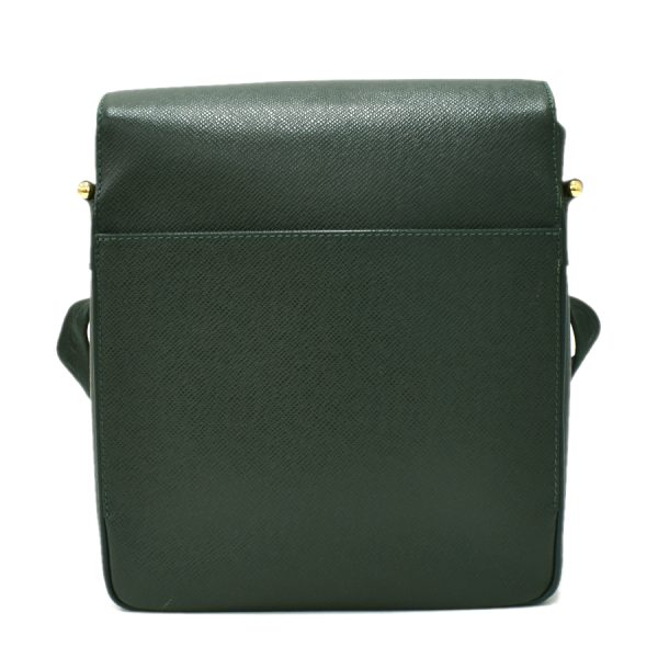 5000041884102553 3 Louis Vuitton Yaranga Crossbody Shoulder Bag M30824 Taiga Epicea Leather Green