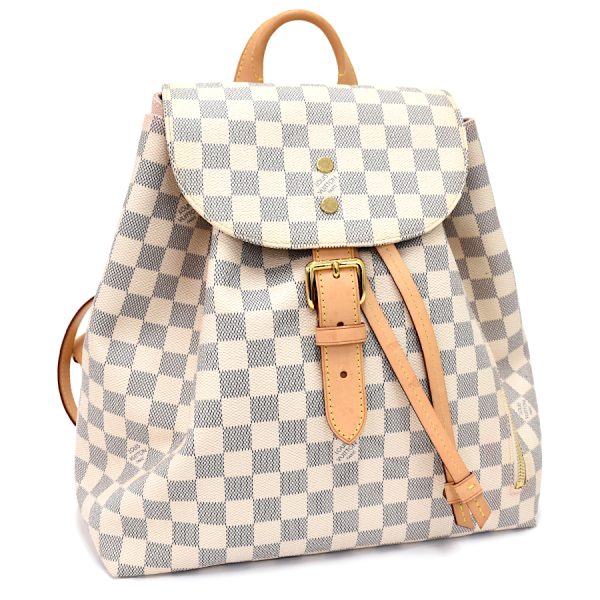 5000041884102557 1 Louis Vuitton Sperone Backpack Rucksack Damier Azur Off White